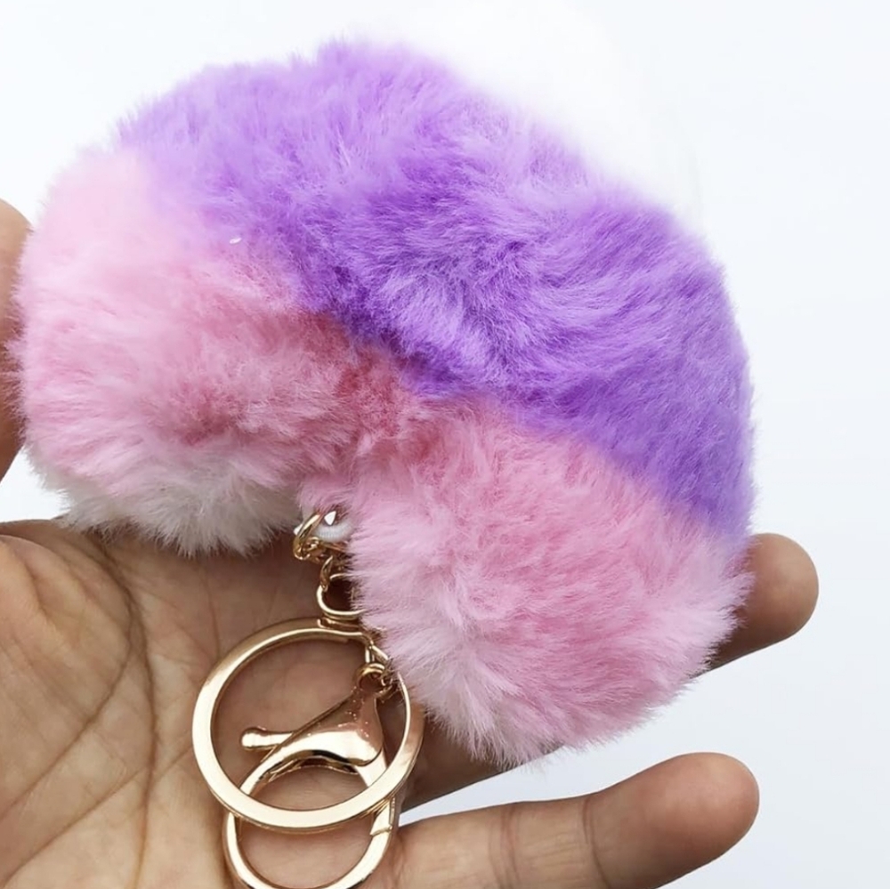 Keychain Purse Charm💜🩷🤍 - Picture 3 of 5
